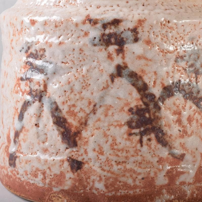 茶道具　本阿弥光仙作　志野焼　絵志野　山水文　水指　共箱　C　7514