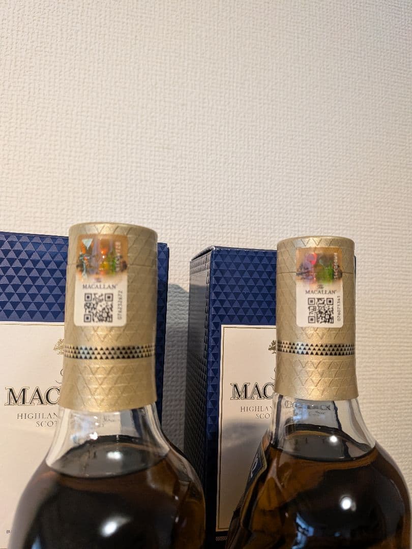 【2本セット】ザ・マッカラン 12年 ダブルカスク（2022年ボトリング）