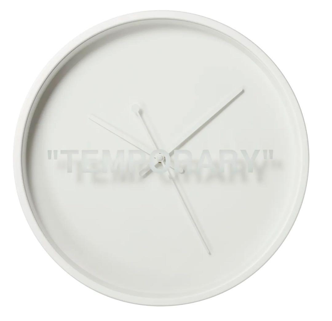 【新品未開封】IKEA×VIRGIL ABLOH ウォールクロック　壁掛け時計