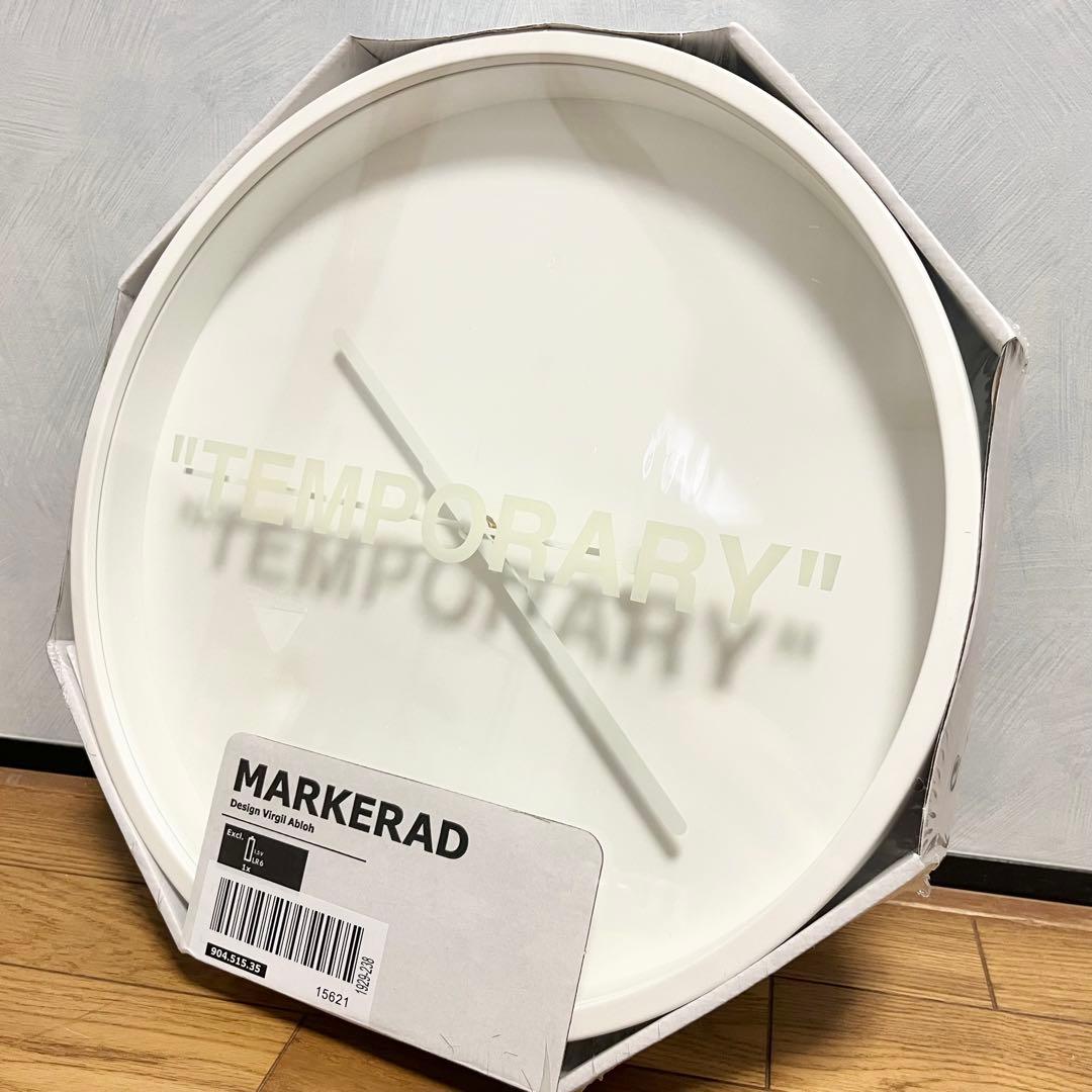 【新品未開封】IKEA×VIRGIL ABLOH ウォールクロック　壁掛け時計