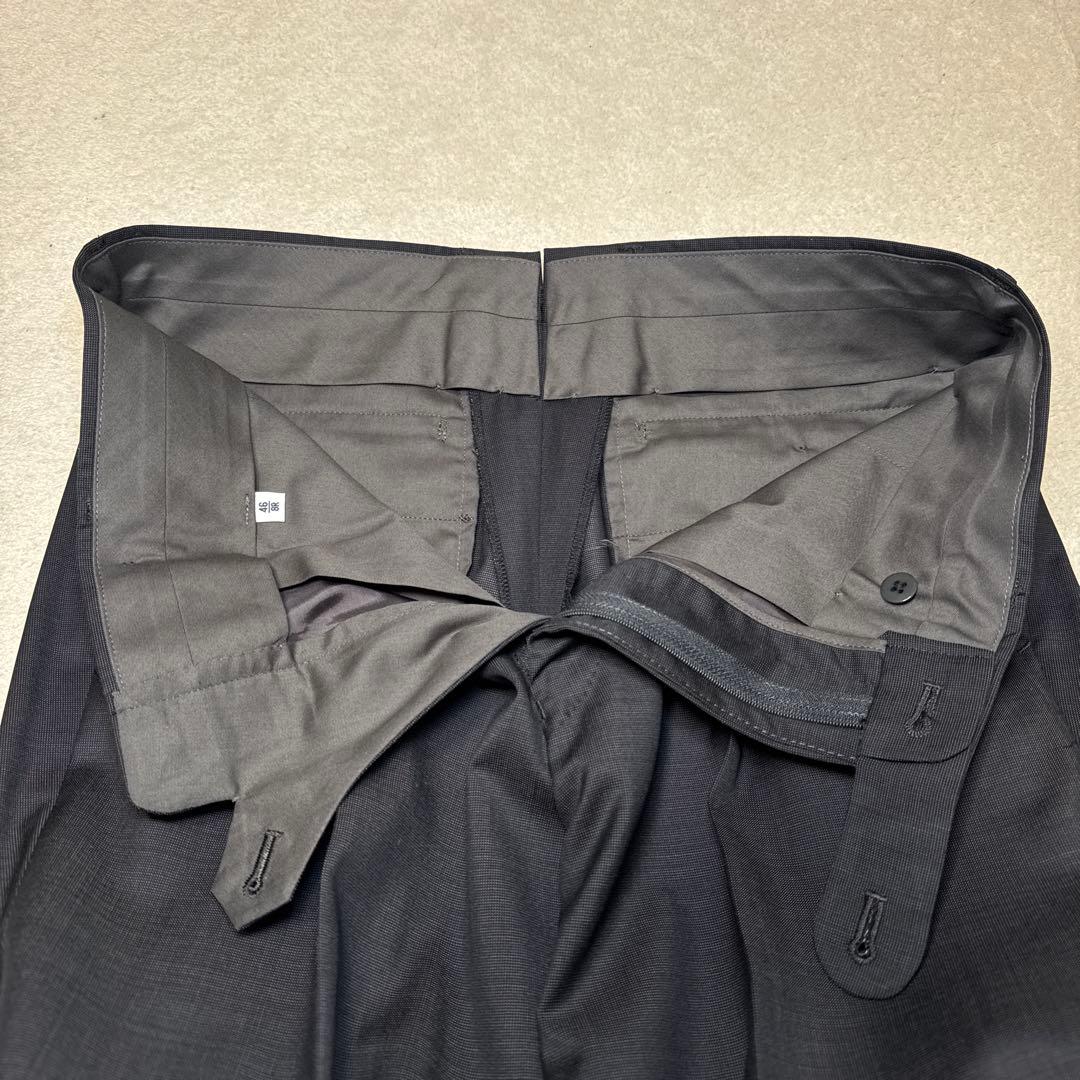 ドラゴン様62 新品　ビームスエフ　カノニコ　スーツ　46 チャコールグレー　M