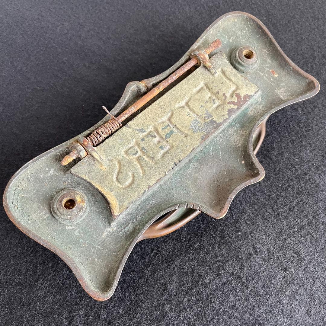 イギリス アンティーク ドア ハンドル プルノブ 郵便受け レター ポスト 真鍮