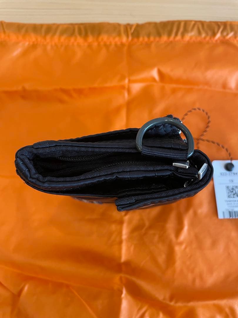 PORTER タンカー　三つ折り　ウォレット　BLACK