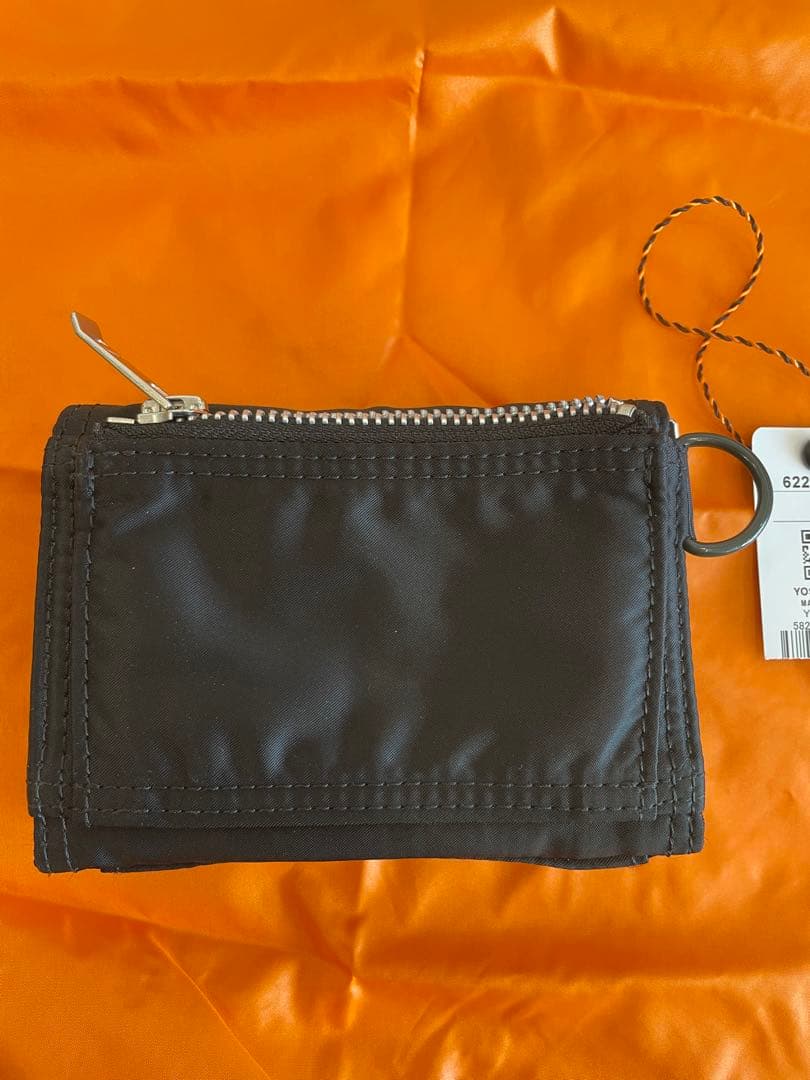PORTER タンカー　三つ折り　ウォレット　BLACK