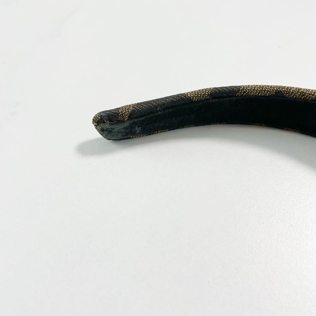 FENDI　フェンディ　カチューシャ　ズッカ柄　ヘアアクセサリー　ヘアバンド