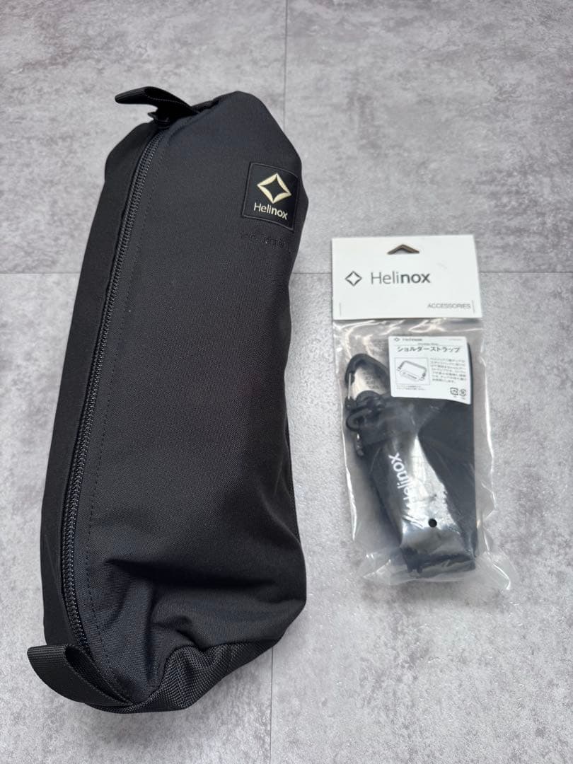 helinox タクティカルチェアＬ　ブラック　ボールフィート　ストラップセット