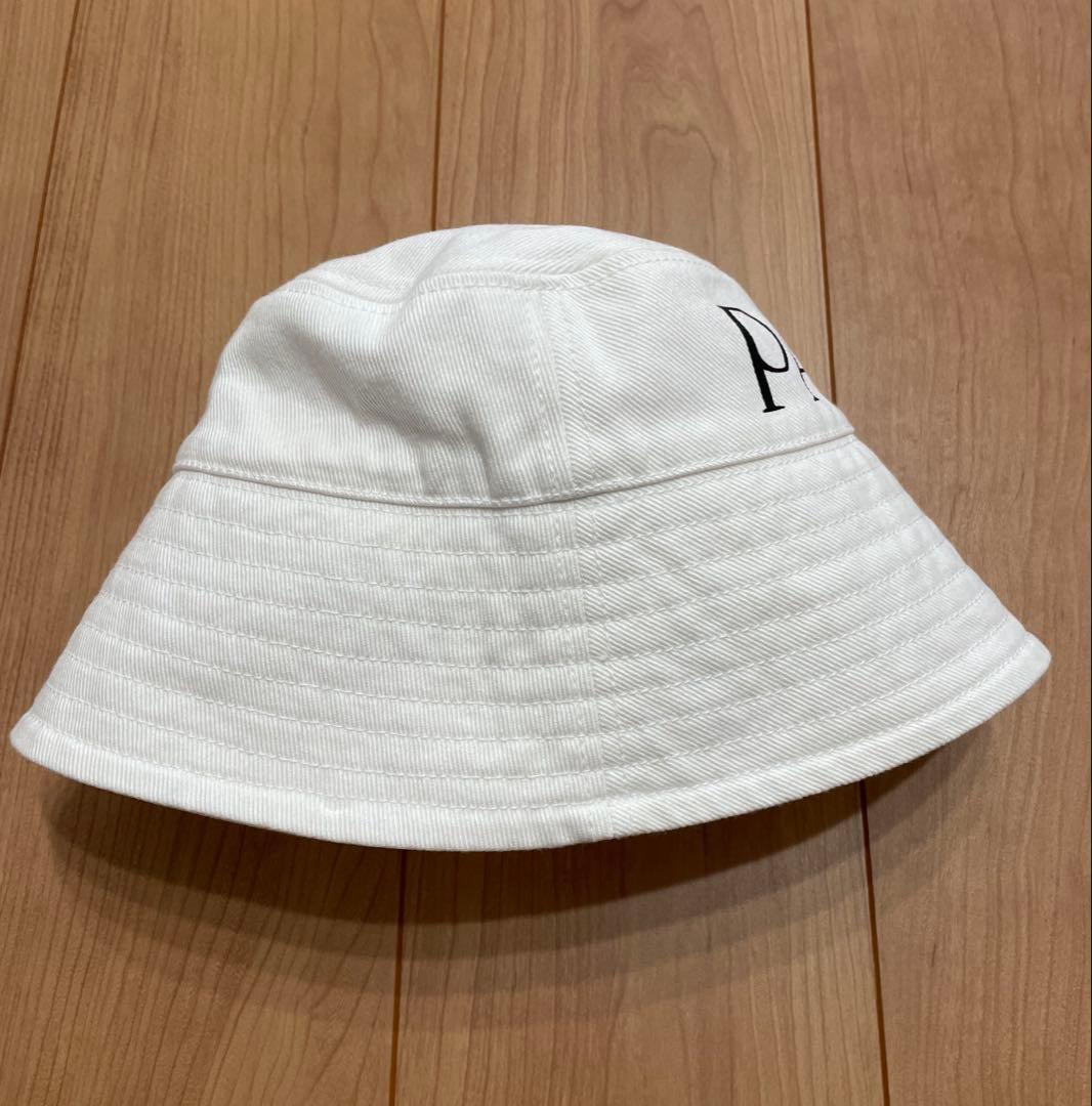 ✨極美品✨パトゥ　オーガニックコットンバケットハット　ホワイト　白　XS-S