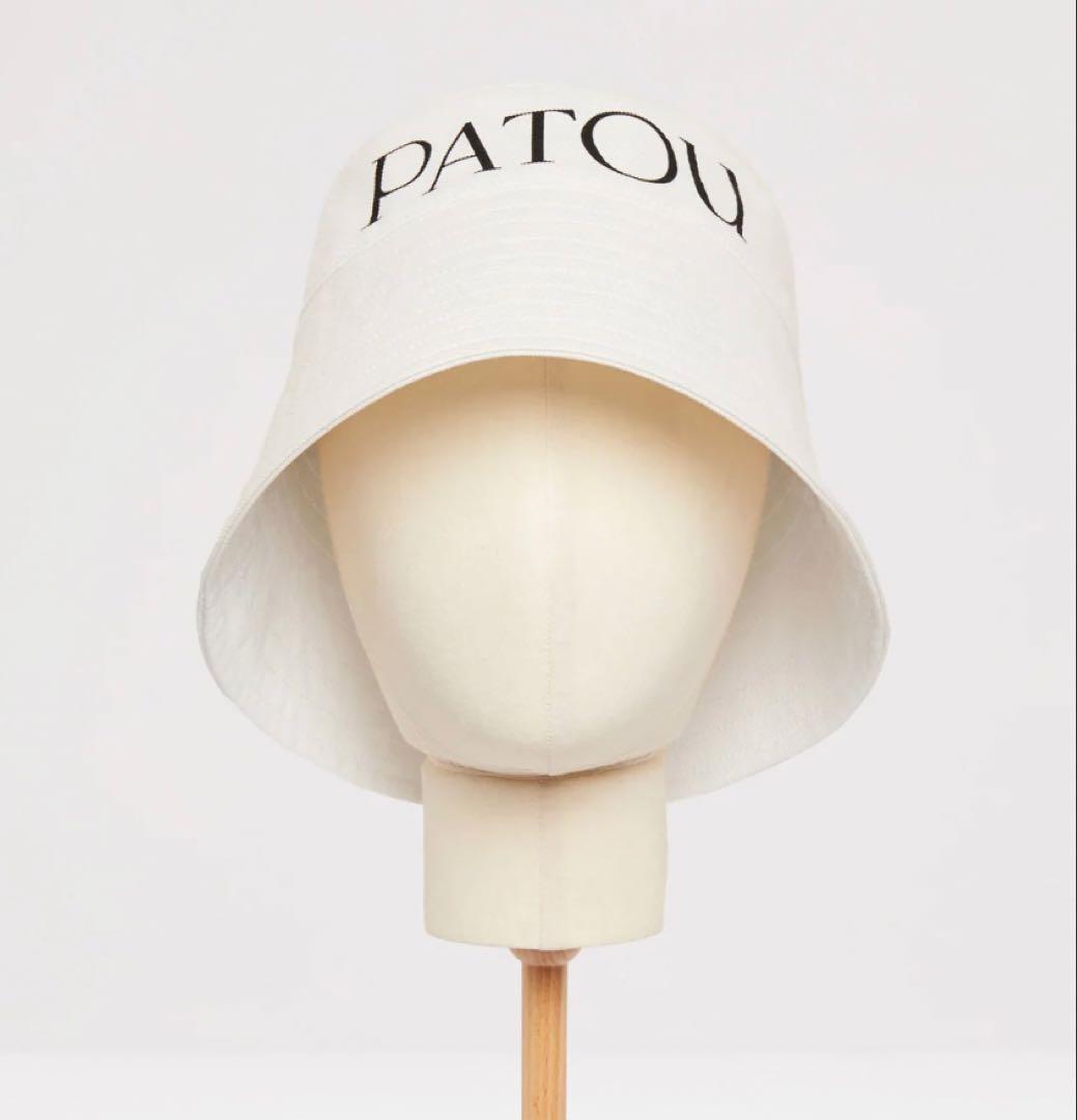✨極美品✨パトゥ　オーガニックコットンバケットハット　ホワイト　白　XS-S