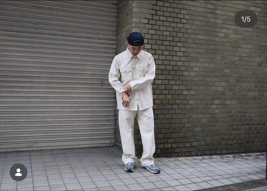 パンツ DESCENDANT WORK TROUSERS raregem White 2