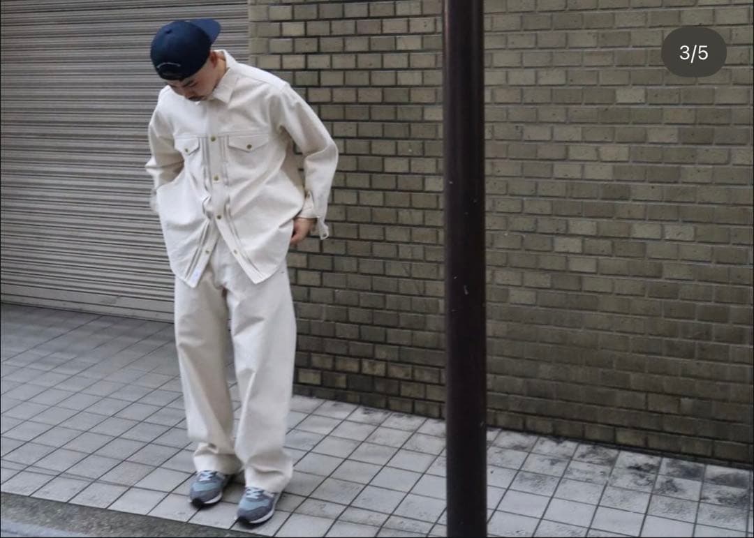 パンツ DESCENDANT WORK TROUSERS raregem White 2