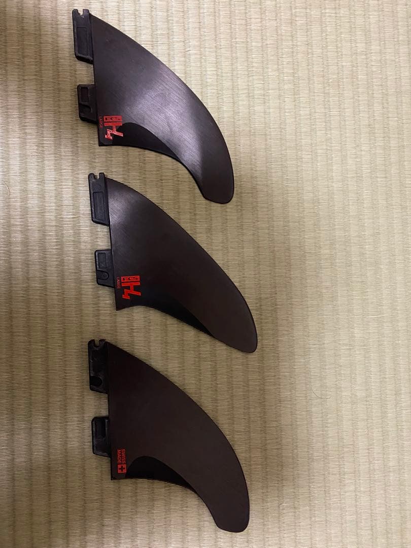 H4 サーフボードフィン 3枚セット Lサイズ