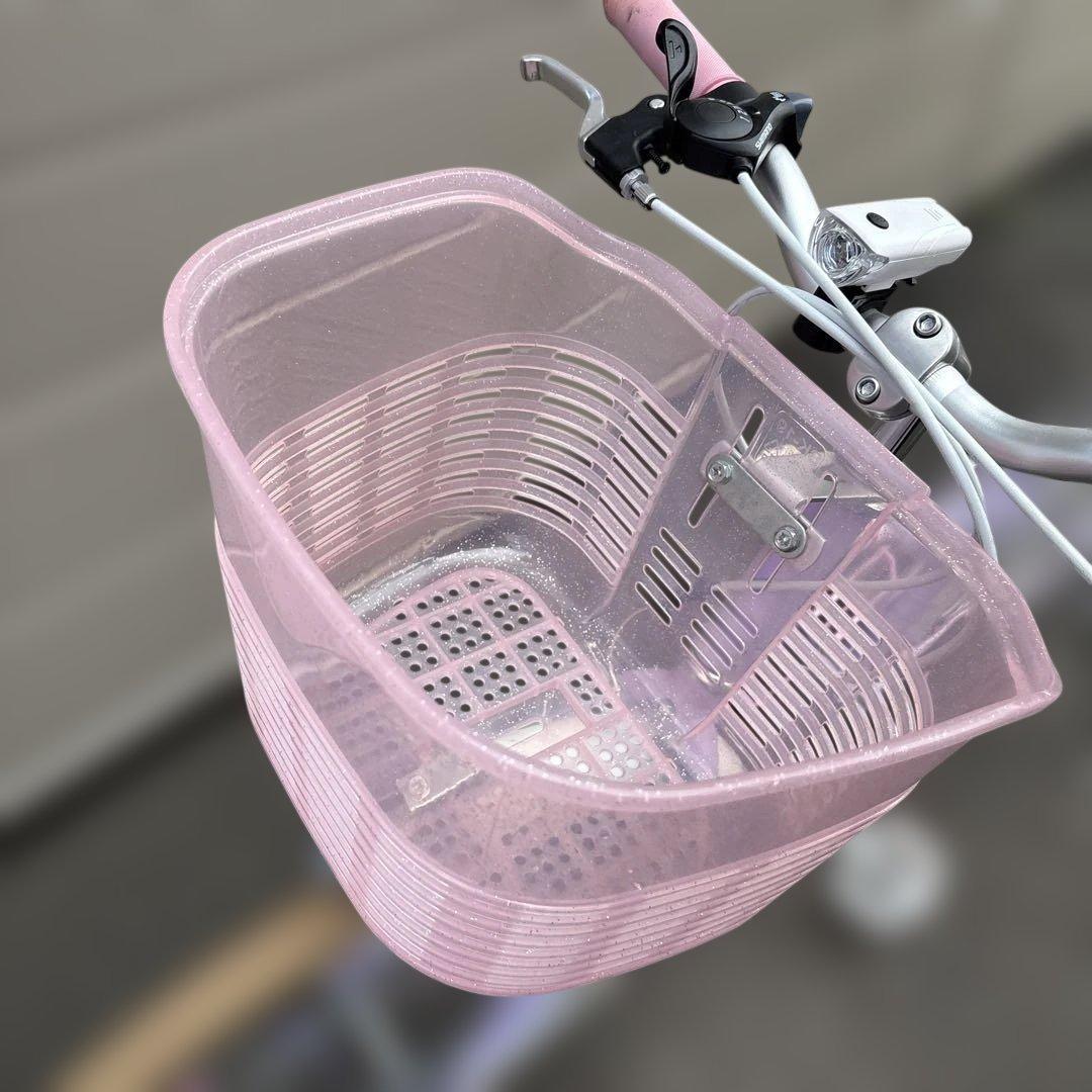 女の子用自転車 24インチ 紫色 アイデスチェアリー