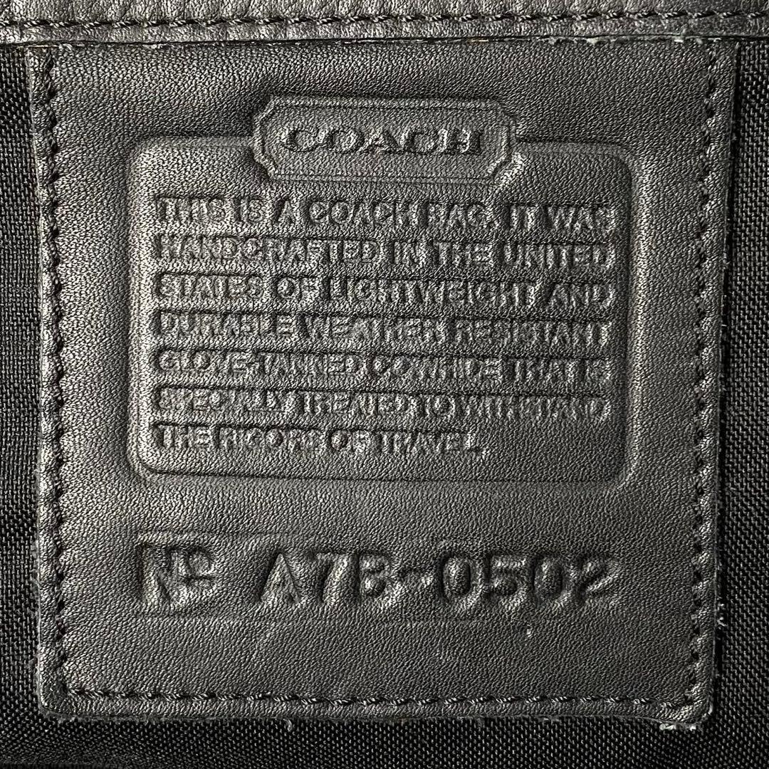 良品 OLD COACH レザー 2WAY ボストンバッグ 0502 ビンテージ