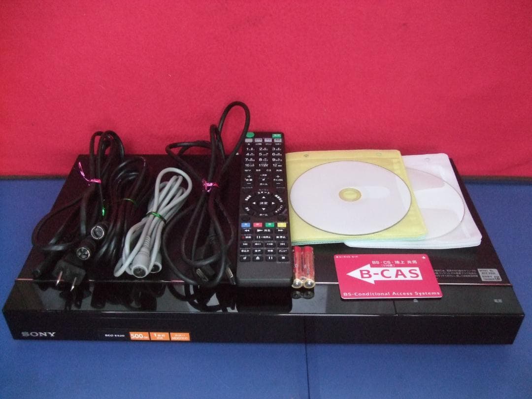 SONY ブルーレイレコーダー BDZ-E520 動作美品 2015年製