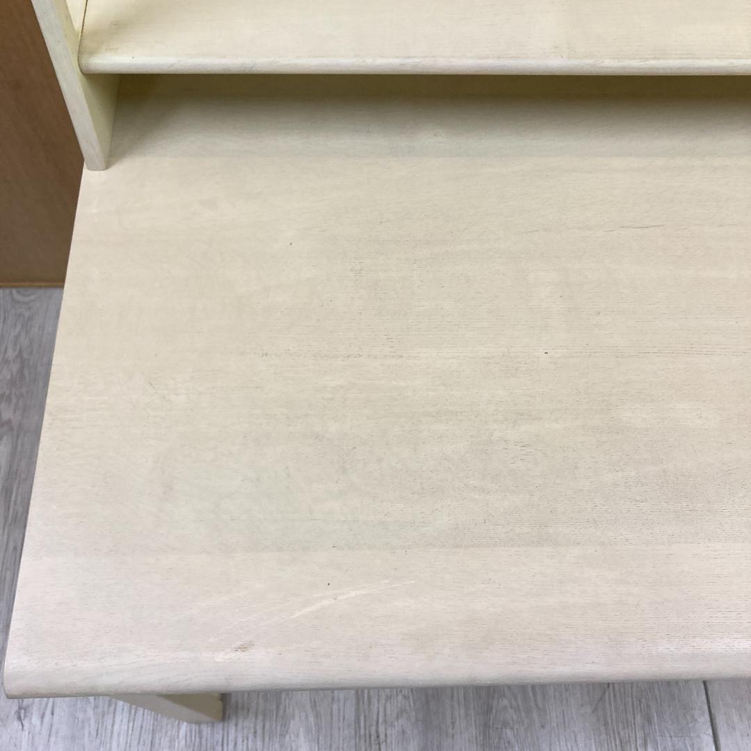 【飛騨産業】キツツキ　学習机　デスク　ブックシェルフ付き