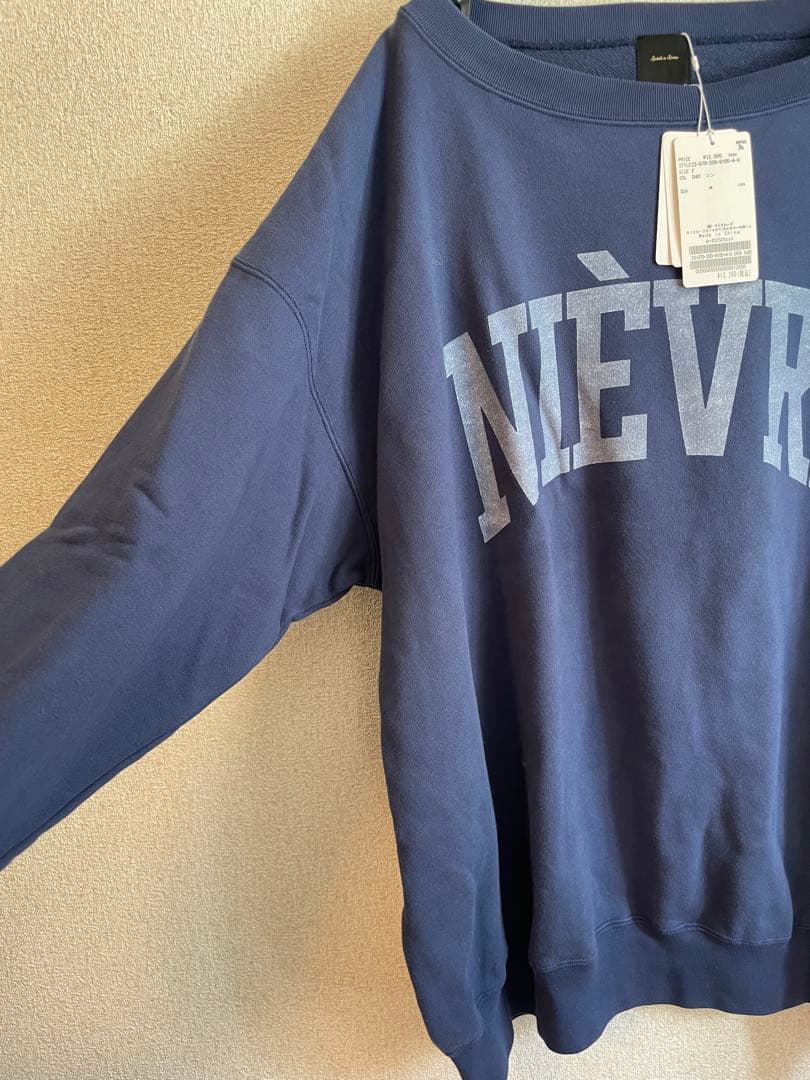 新品未使用品　Spick & Span ルーズロゴスウェット