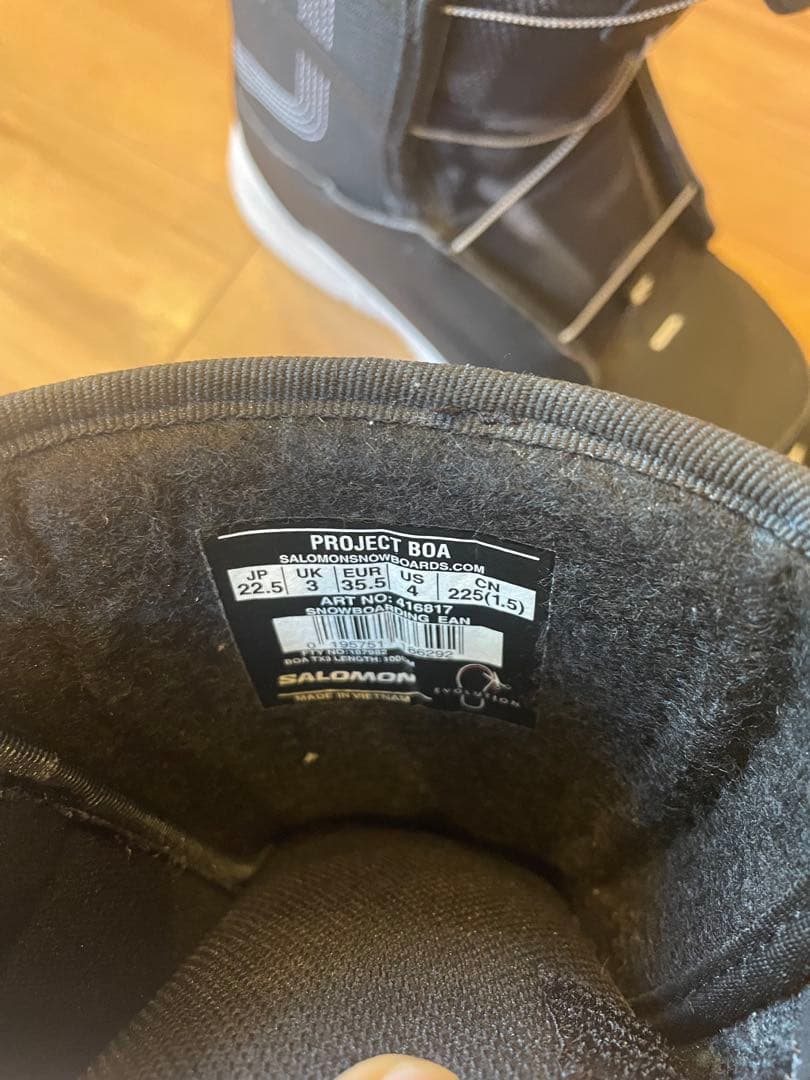 TM2SALOMONスノーボード　3点セット　130　キッズ　サロモン