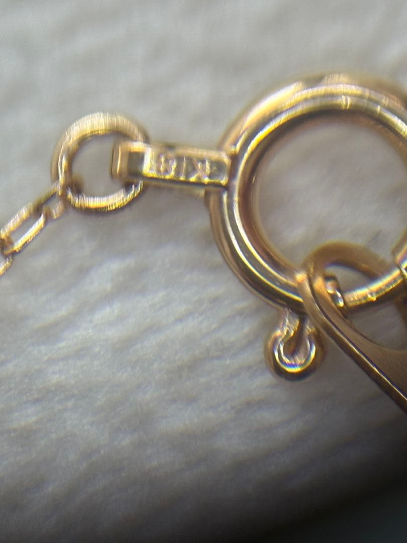 k18 一粒ダイヤモンド　0.21ct ネックレス