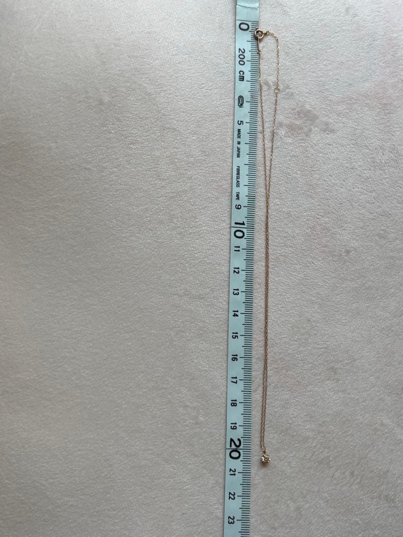 k18 一粒ダイヤモンド　0.21ct ネックレス