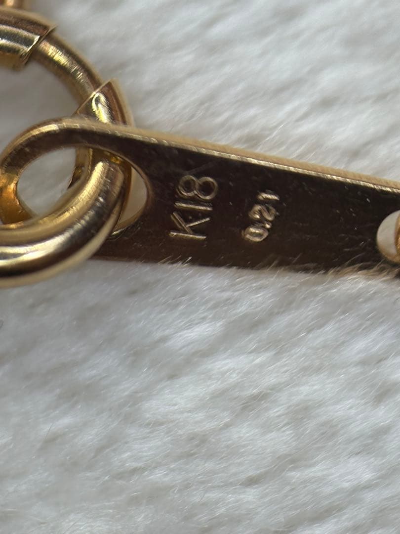 k18 一粒ダイヤモンド　0.21ct ネックレス