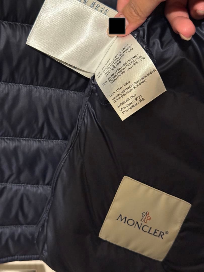 【MONCLER】モンクレール／ダウンベスト／新品未使用品