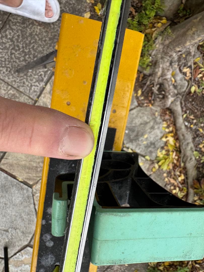 HEAD SUPER SHAPE i-Speed 163cm 片方テール剥離あり