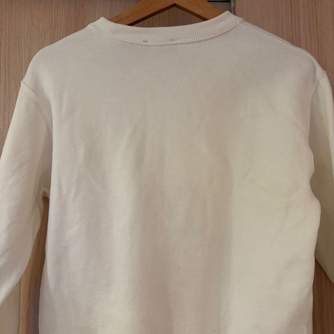 ポロベア裏起毛スウェット白XS