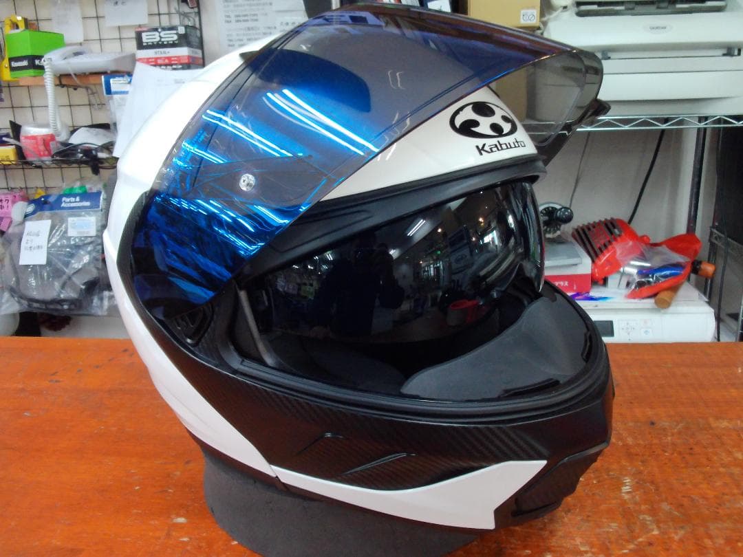 OGK　KABUTO　RYUKI　ホワイト　サイズL