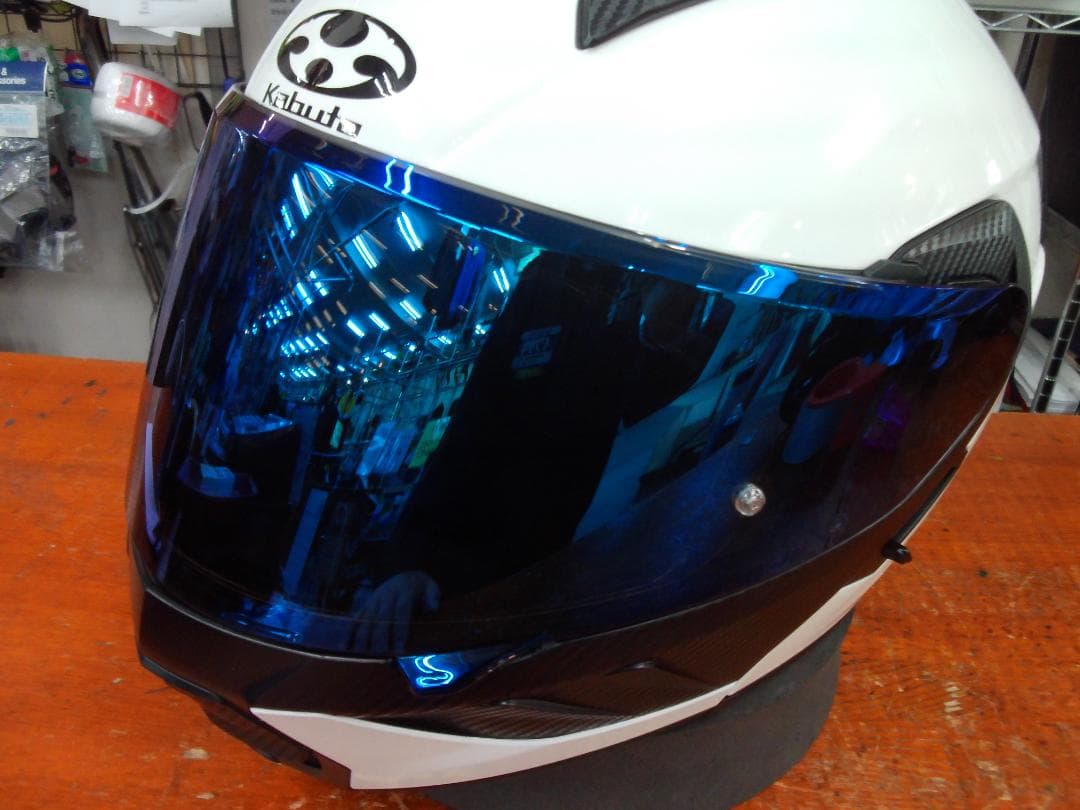 OGK　KABUTO　RYUKI　ホワイト　サイズL