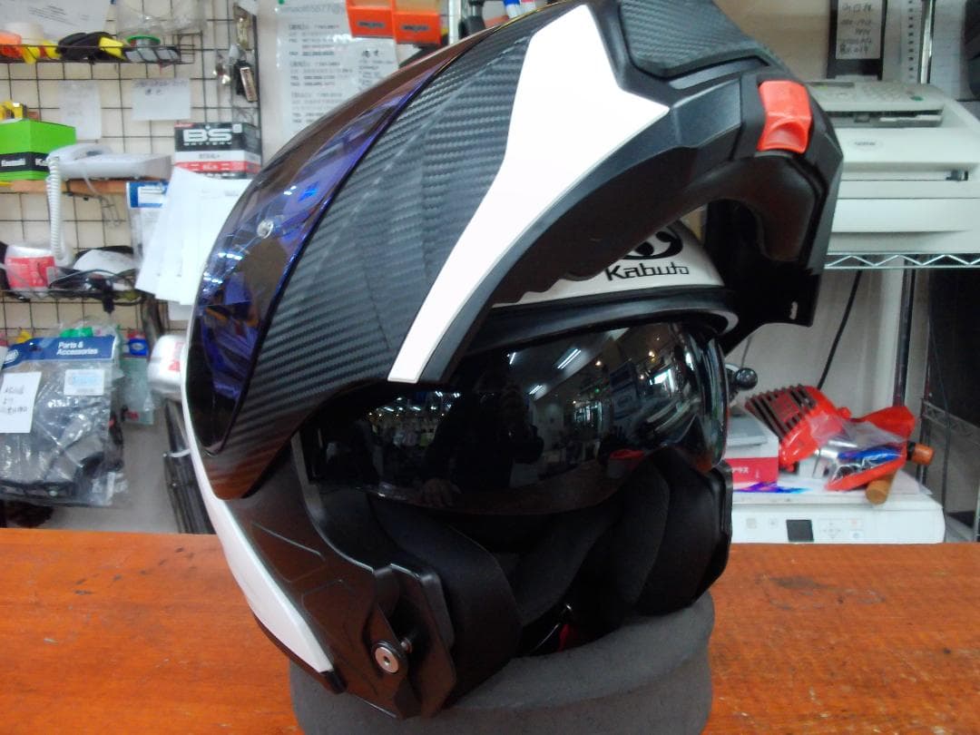 OGK　KABUTO　RYUKI　ホワイト　サイズL