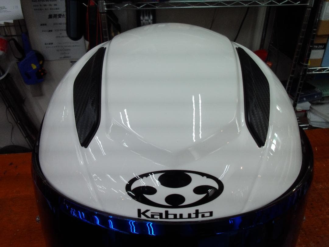 OGK　KABUTO　RYUKI　ホワイト　サイズL