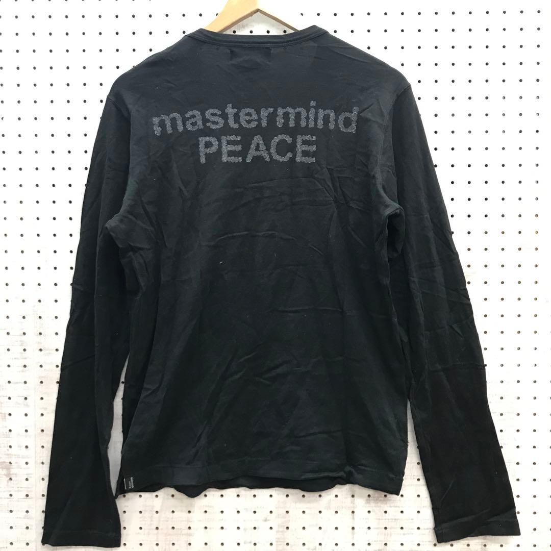 00's 国産古着 master mind ドクロ ピースマーク ロンT