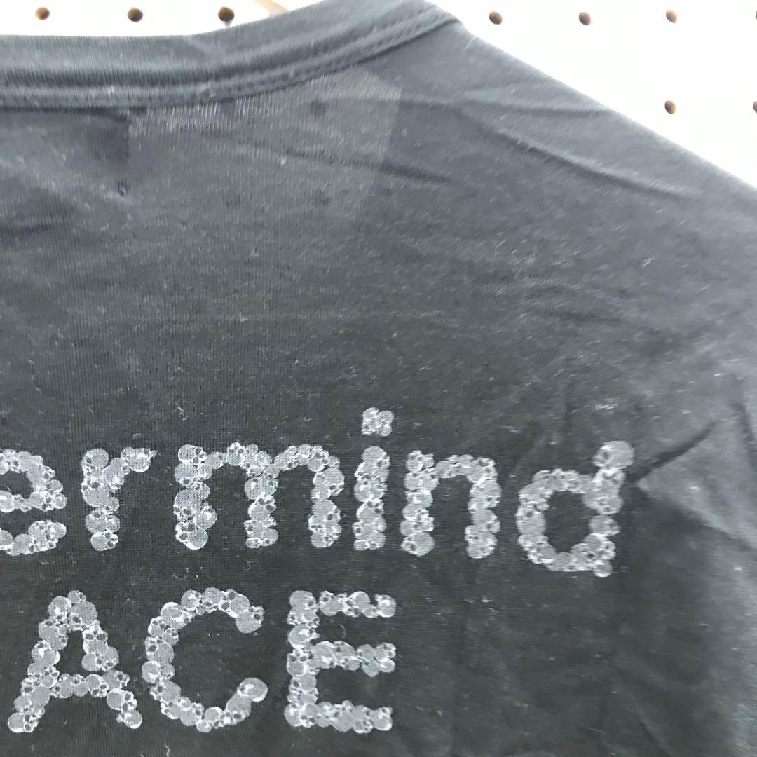 00's 国産古着 master mind ドクロ ピースマーク ロンT