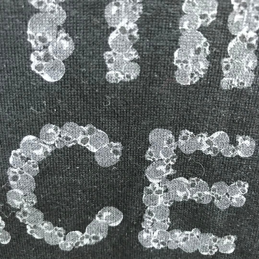 00's 国産古着 master mind ドクロ ピースマーク ロンT