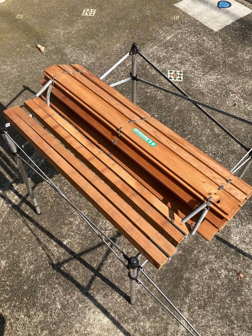 80年代lallemandキャンプテーブル