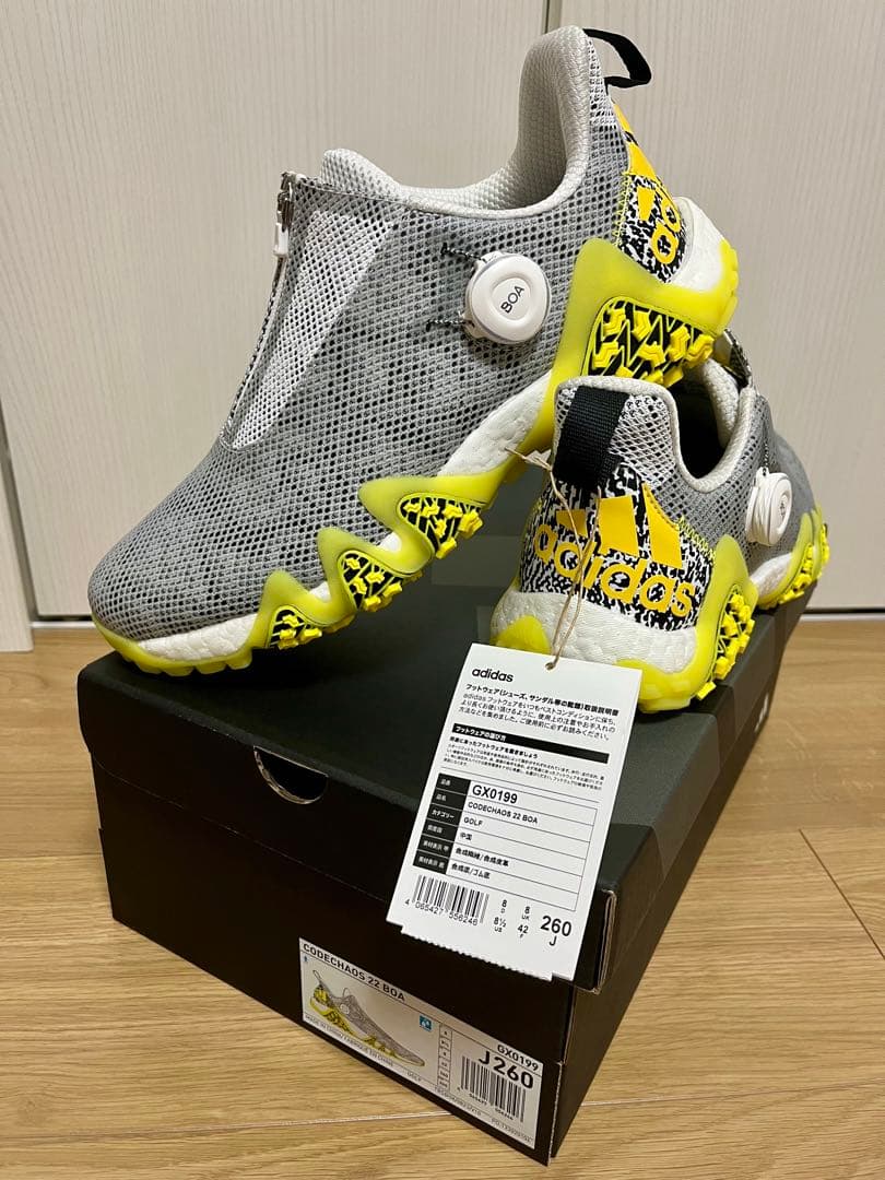 【26.0cm新品】コードカオス22 BOA adidasゴルフシューズ