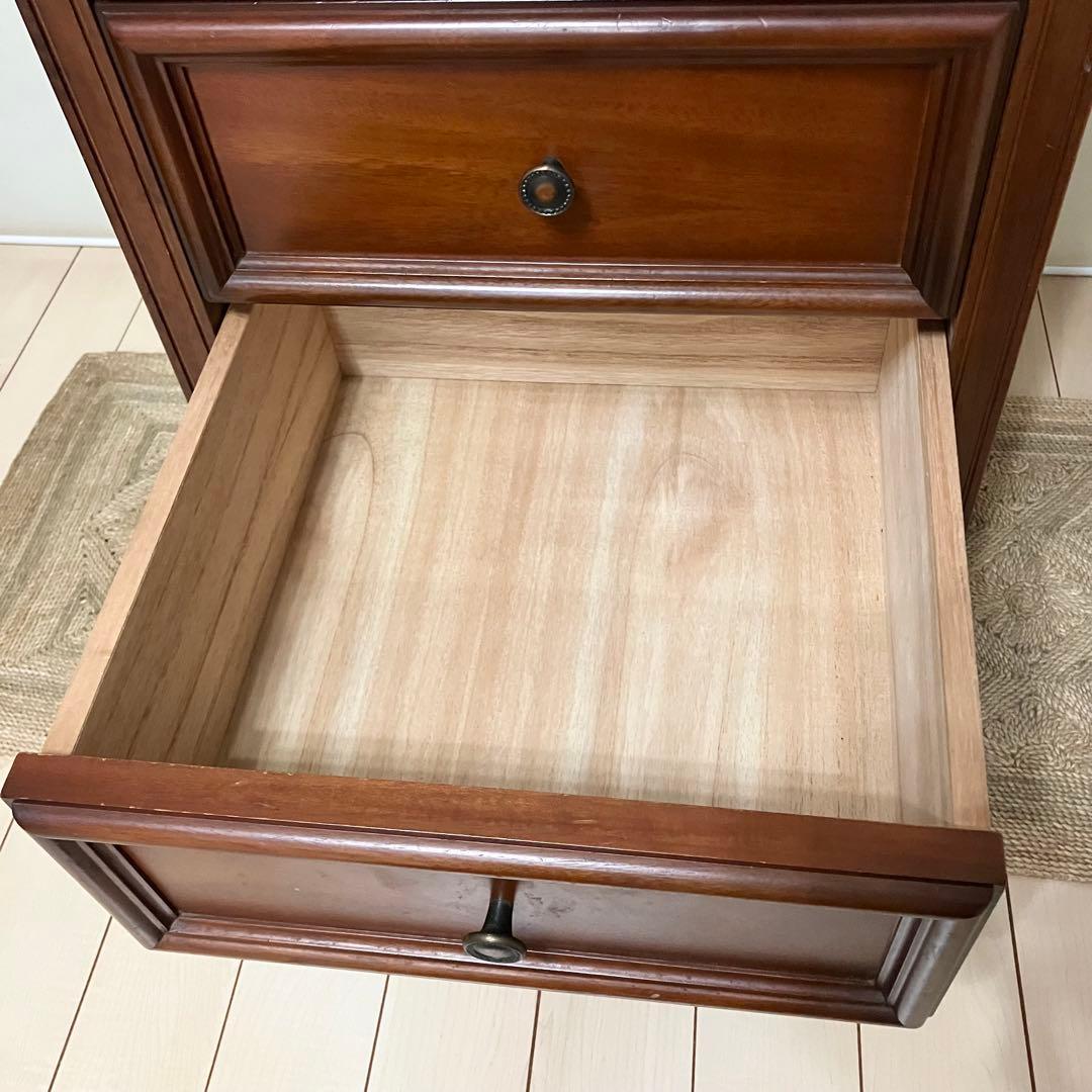 【アンティーク】 チェスト コンソール モダン 飾り棚 5段 ビンテージ 家具