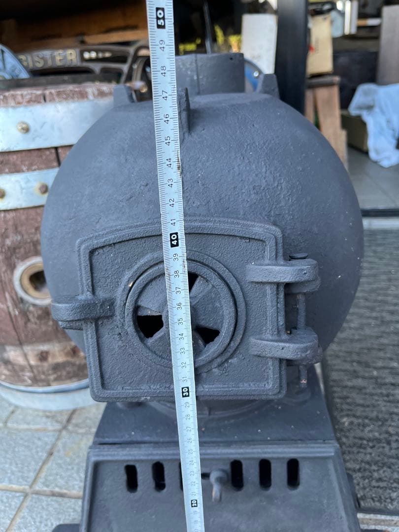 ミチです レトロ国鉄ダルマストーブ、 レトロダルマストーブ 、薪ストーブ