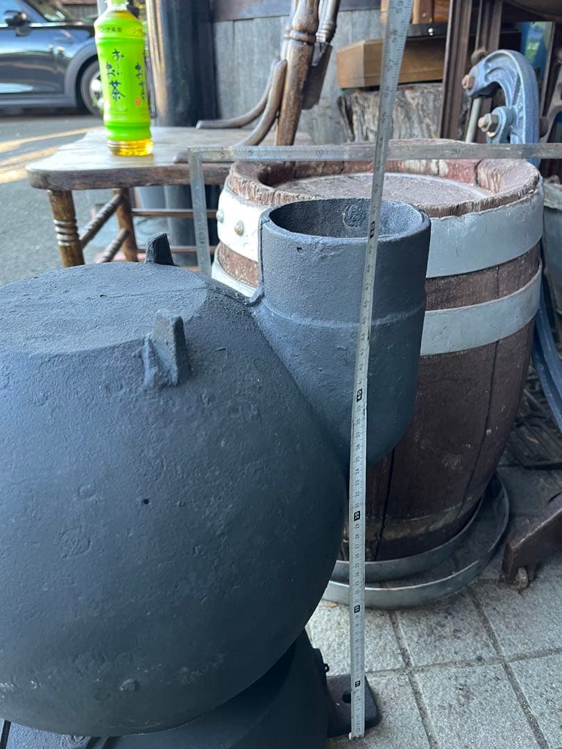 ミチです レトロ国鉄ダルマストーブ、 レトロダルマストーブ 、薪ストーブ