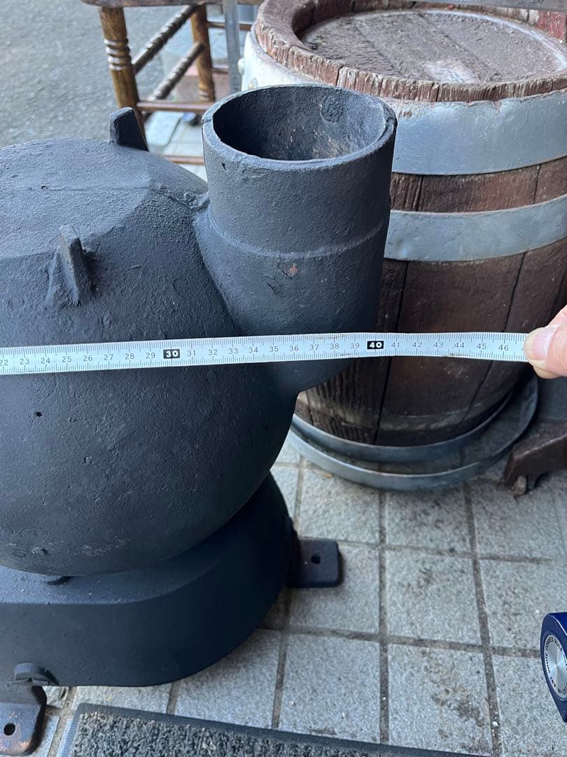 ミチです レトロ国鉄ダルマストーブ、 レトロダルマストーブ 、薪ストーブ