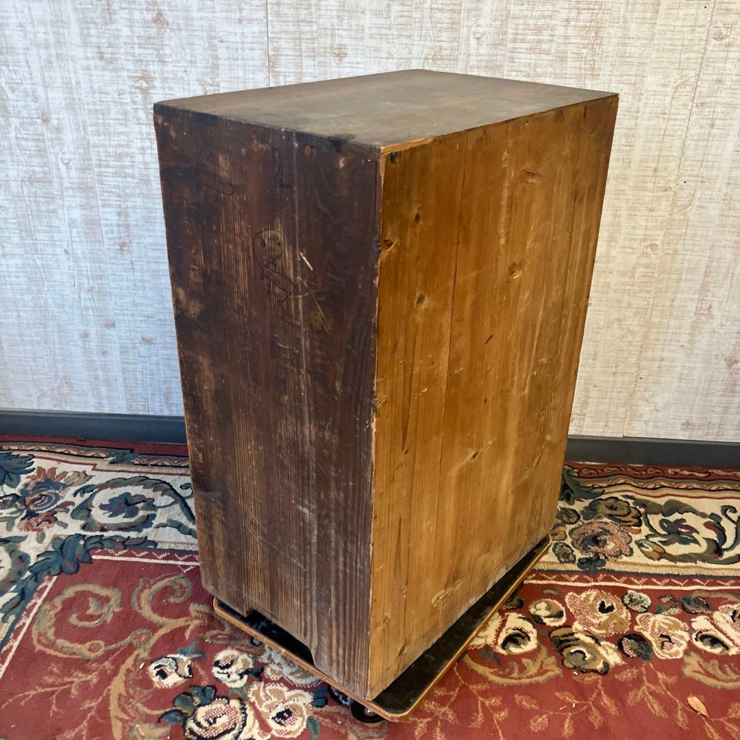 昭和レトロ 古家具 木製箪笥 薬箱 古道具 茶箪笥 ビンテージ ヴィンテージ