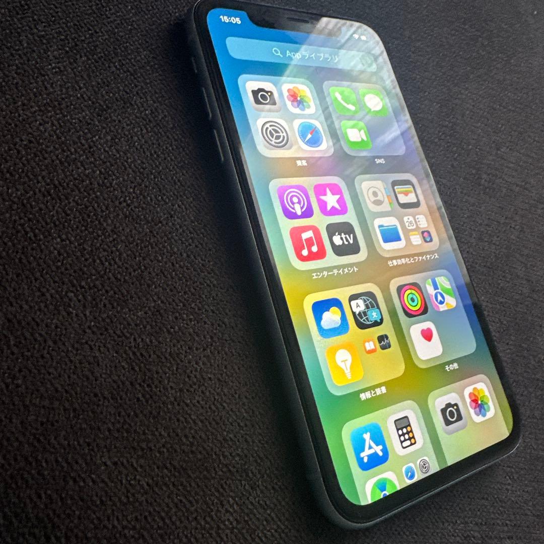 C*5様 iPhoneXR256GB SIM解除済ネット利用制限無し キズ無バッ