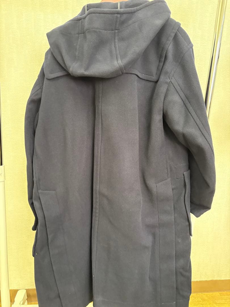 ユニクロ　ウールオーバーサイズダッフルコート ネイビー　Mサイズ