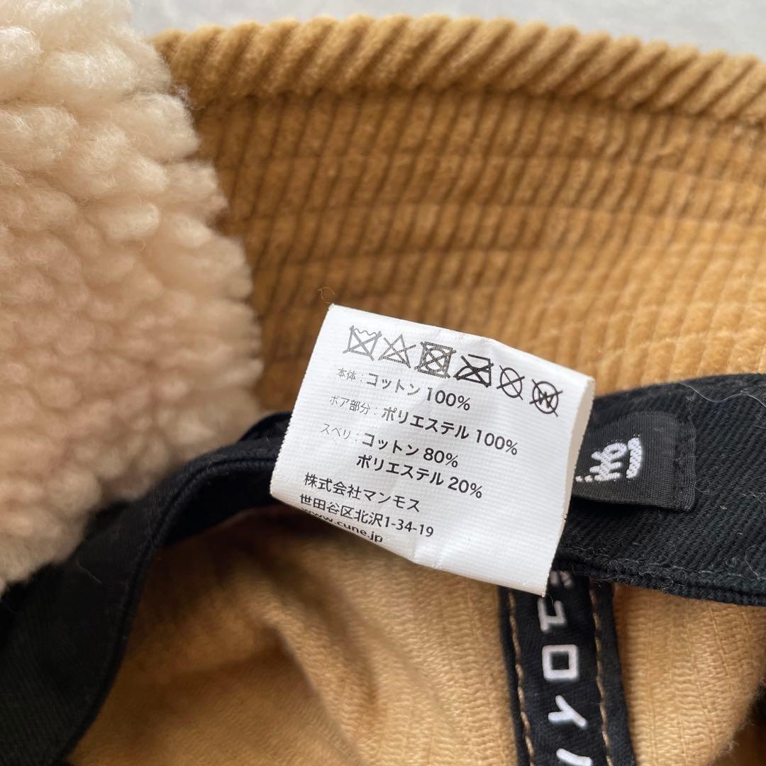 新品同様 CUNE 犬帽子 コーデュロイバケットハット
