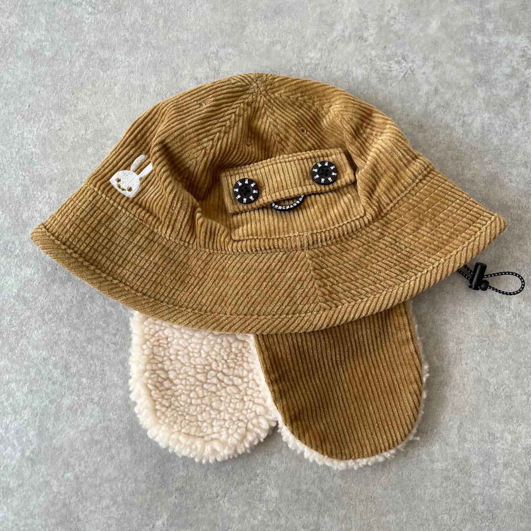 新品同様 CUNE 犬帽子 コーデュロイバケットハット