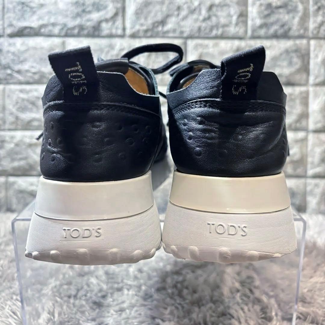 美品❣️TOD'Sトッズ レザースニーカー FONDO SPORTIVO 収納袋付
