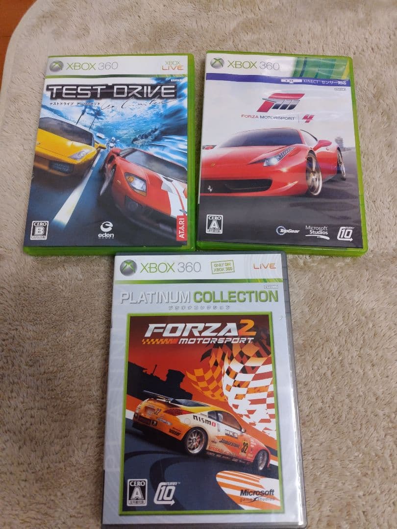 XBOX360S+ハンドル　ハワイレンタカー　シュミレーター