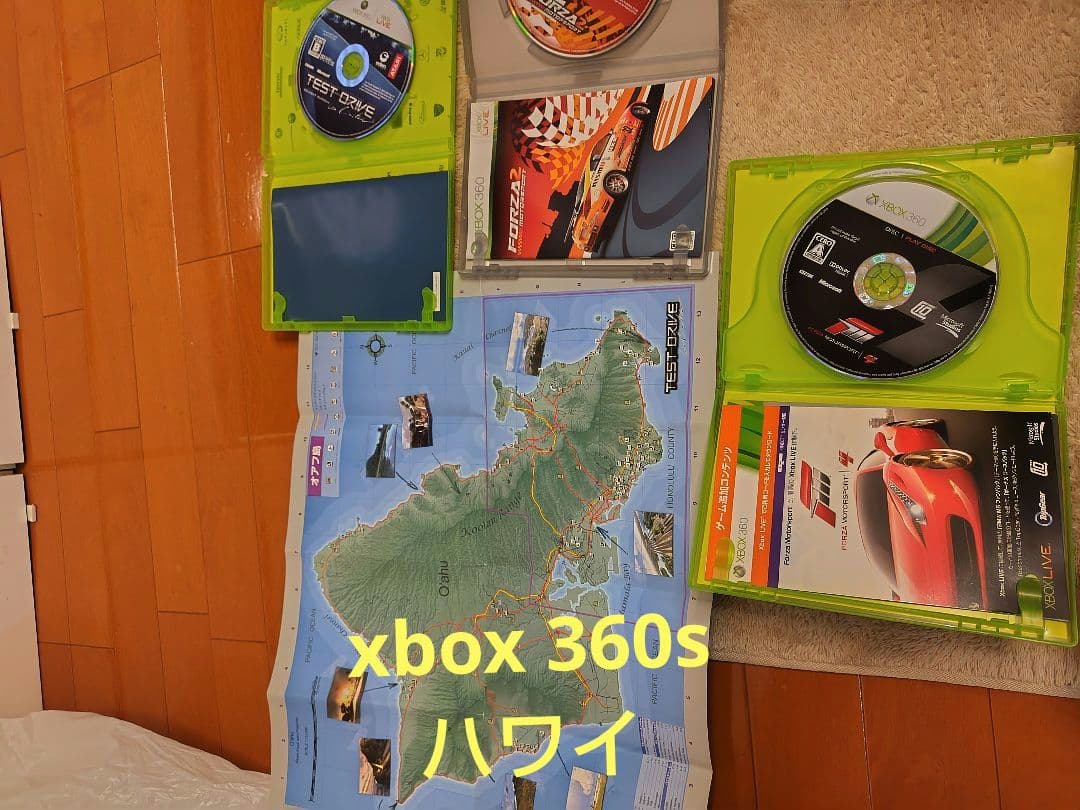 XBOX360S+ハンドル　ハワイレンタカー　シュミレーター
