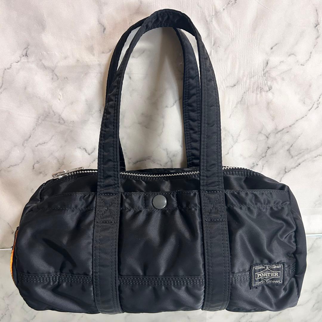 美品 廃盤 PORTER ポーター タンカー ミニドラム ミニボストンバッグ S