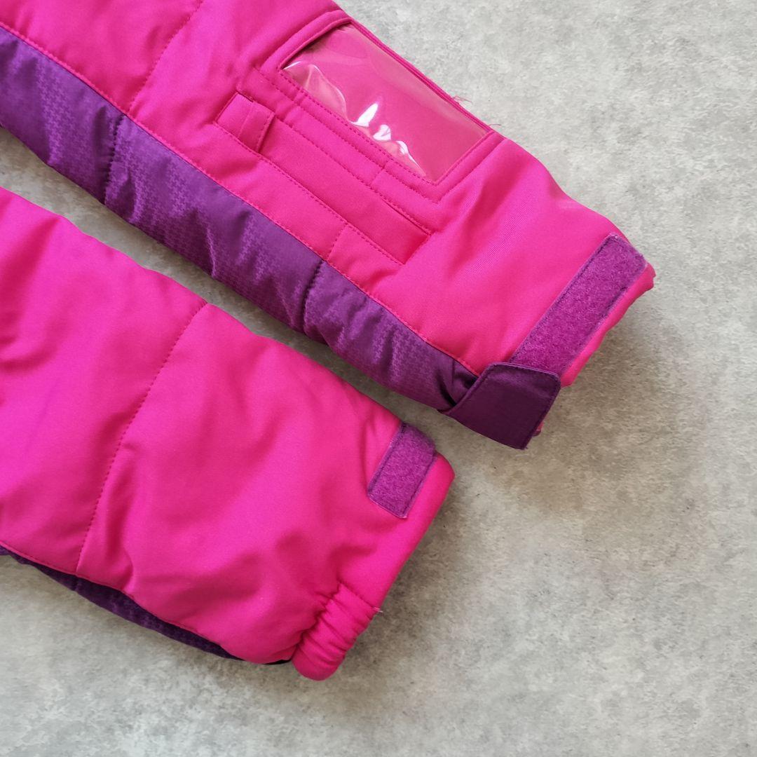 【美品】Phenix スキーウェア 女の子140 130上下 ファー ピンク紺